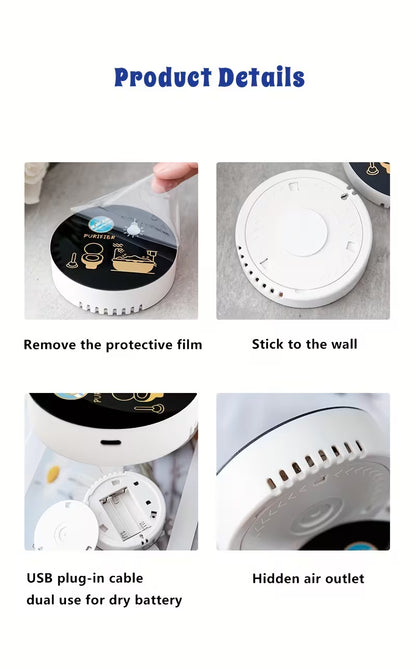 Clean Essence™ Intelligent Bathroom Air Purifier