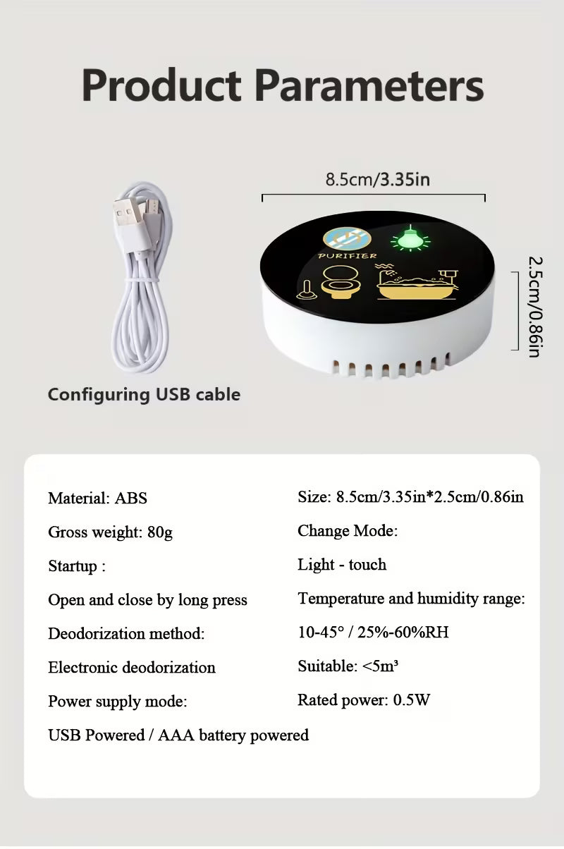 Clean Essence™ Intelligent Bathroom Air Purifier
